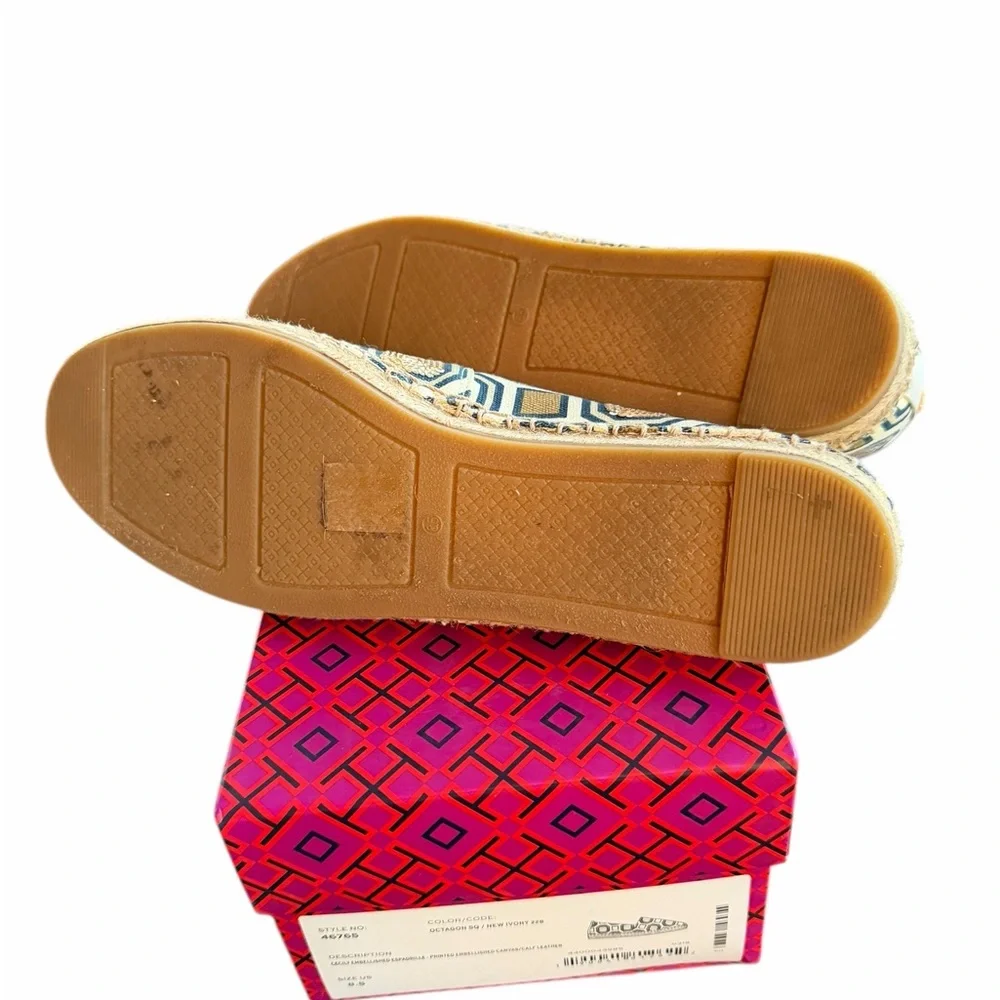 NIB‎ Tory Burch Cecily Embellished Espadrille Shoes